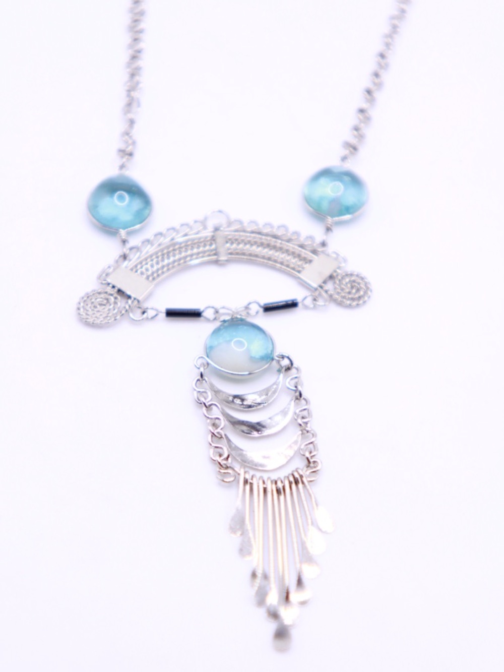 Handmade Peruvian Alpaca Silver  Necklace